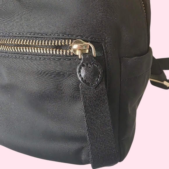 Kate Spade New York Black Mini Backpack – Nylon Daypack - Picture 3 of 10